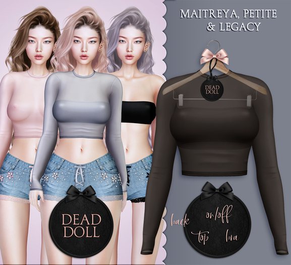 DEAD DOLL - Annika Top - Choco