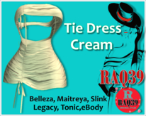 [R39] Tie Dress Cream