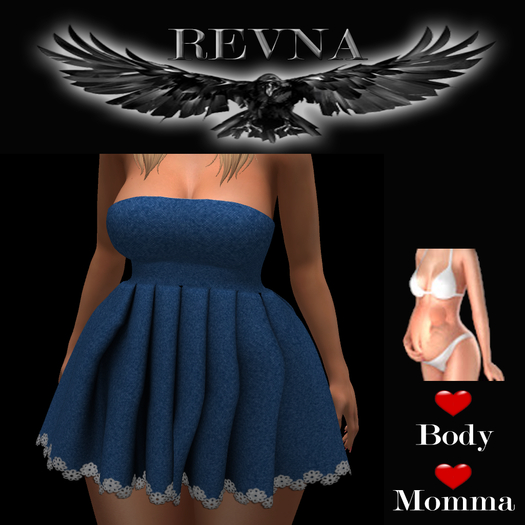 !!! Ravna !!! Ziggi Dress Blue Demin