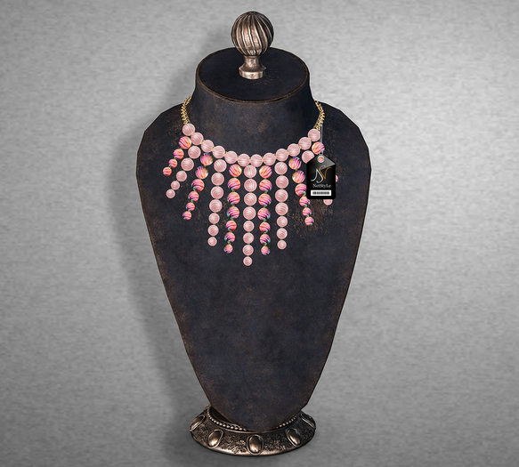 NetStyLe LaLissa Necklace Pink Patterned