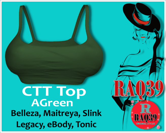 [R39] CTT Crop Top AGreen