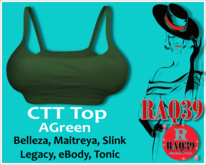 [R39] CTT Crop Top AGreen