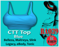 [R39] CTT Crop Top Blue