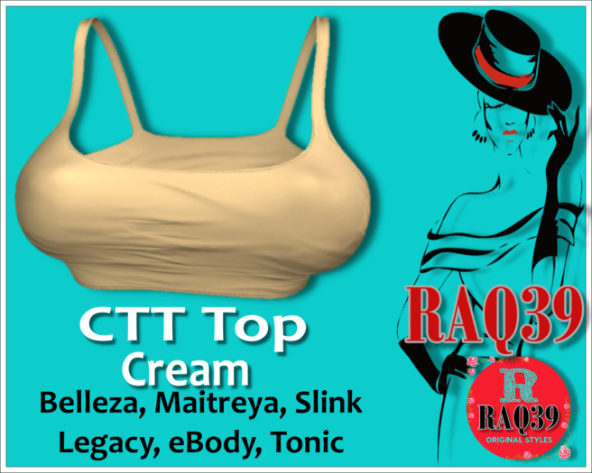 [R39] CTT Crop Top Cream