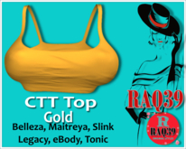 [R39] CTT Crop Top Gold