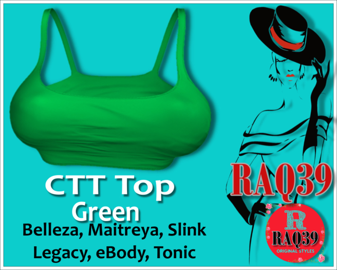 [R39] CTT Crop Top Green
