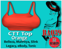 [R39] CTT Crop Top Orange