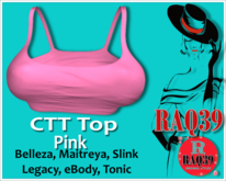 [R39] CTT Crop Top Pink