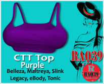 [R39] CTT Crop Top Purple