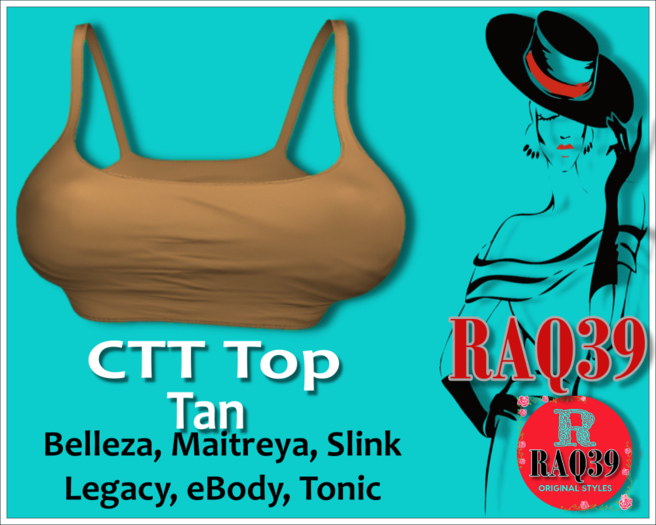 [R39] CTT Crop Top Tan
