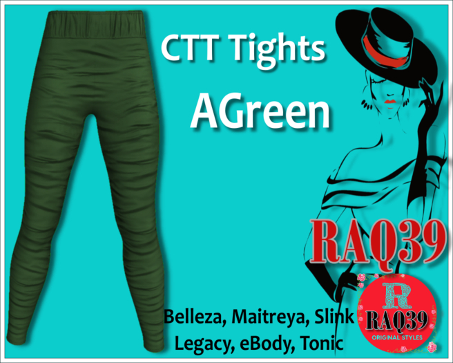 [R39] CTT Tights AGreen