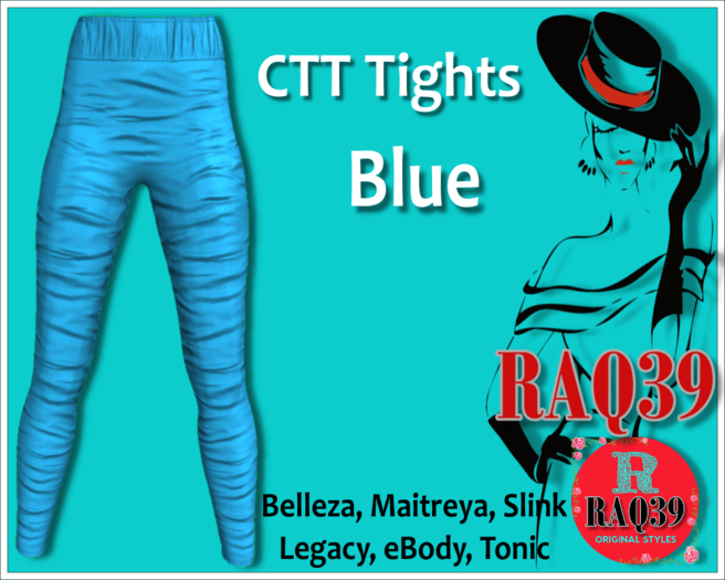 [R39] CTT Tights Blue