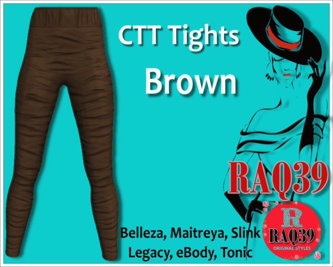 [R39] CTT Tights Brown