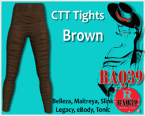 [R39] CTT Tights Brown