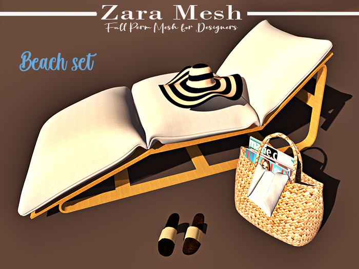 Zara Mesh - Beach Set - FULL PERM MESH