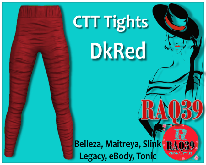 [R39] CTT Tights DkRed