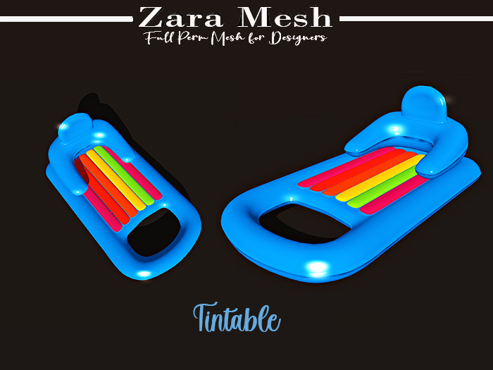 Zara Mesh - Beach - Rainbow Inflatable Tintabl - FULL PERM MESH