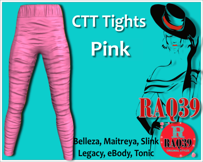 [R39] CTT Tights Pink