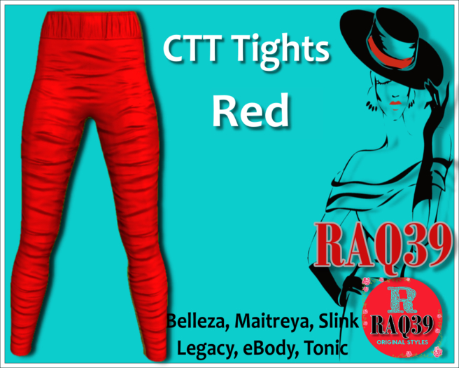 [R39] CTT Tights Red