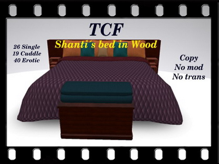 TCF Shanti`s Bed in Wood !!PROMO PRICE only on MP!!