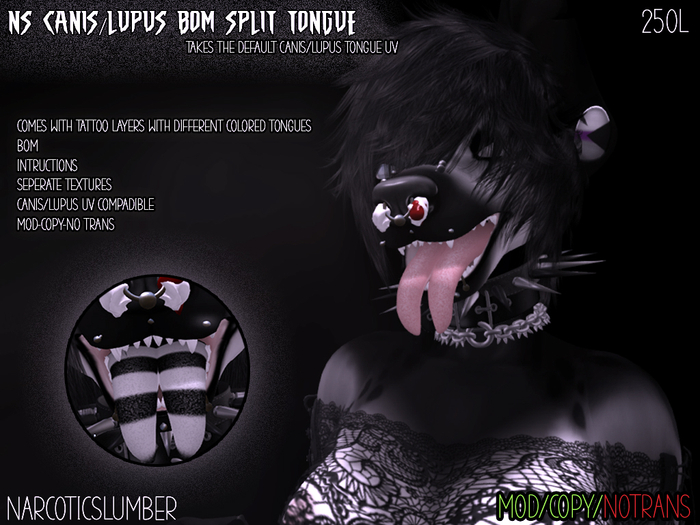 NS Bom Canis/Lupus  split tongue