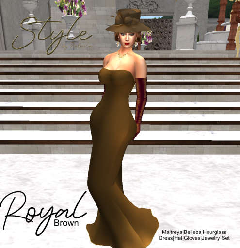 Style by Rafaela Royal Gown Brown