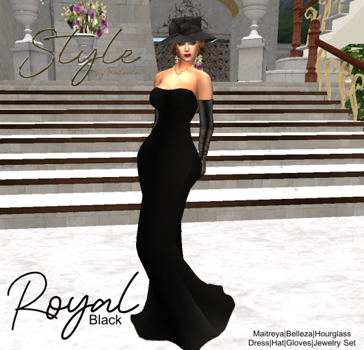 Style by Rafaela Royal Gown Black
