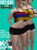 KO-H Tenrin Sport Skirt and Top Nations