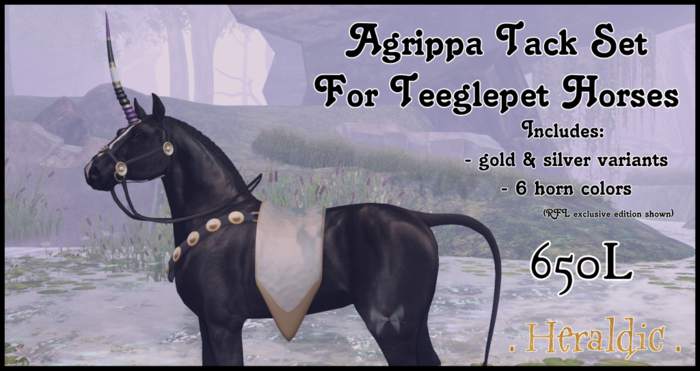 . heraldic . TeeglePet SHETLAND Agrippa Set