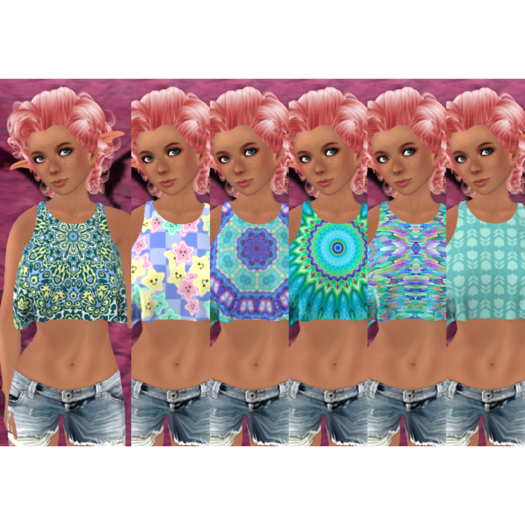 Racer Back Crop Top Pack
