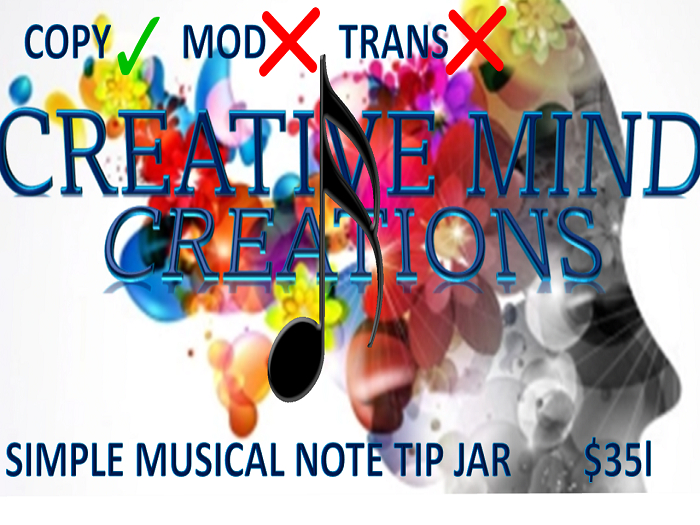 Simple Musical Note Tip Jar (MP)