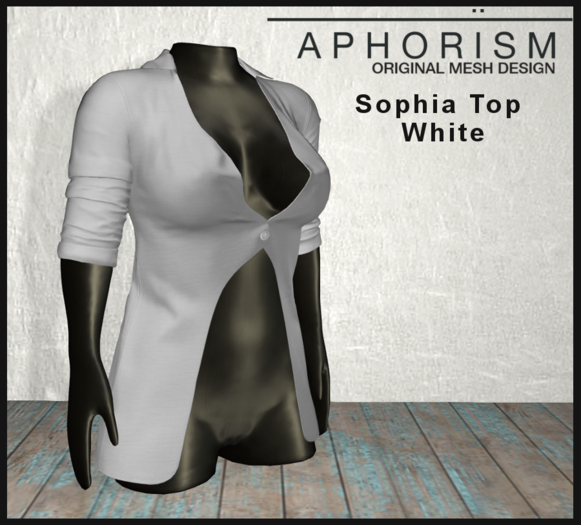 !APHORISM! - Sophia Top White