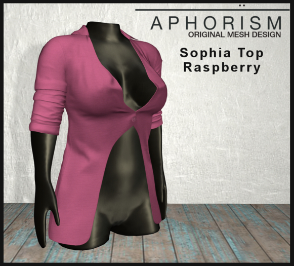 !APHORISM! - Sophia Top Raspberry