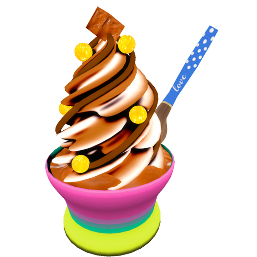 DFS Ice Cream Vanilla Caramel Sundae