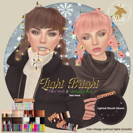 Doe: Light Bright (solid) - Blondes 