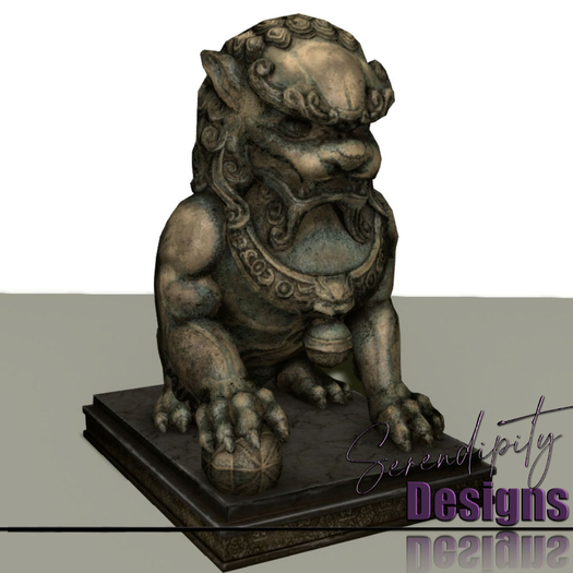 Serendipity Designs - TG BR Foo Dogs 