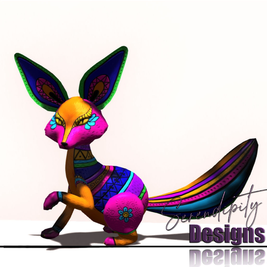Serendipity Designs - Alebrije Figure Fox 2