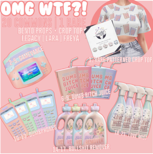 [Cosmic Dust]  - Pattern Crop - Lara RARE