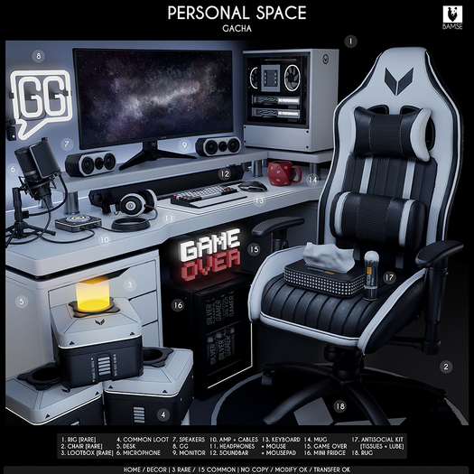 4. BAMSE : Personal Space - Common loot