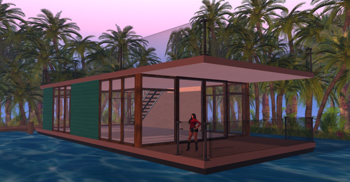 AMC Barge House/Holiday House - 55 prims