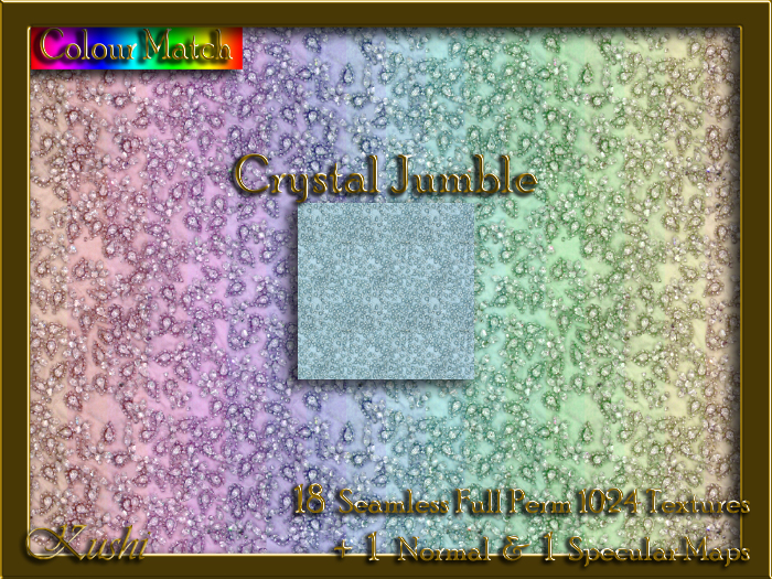 Crystal Jumble Seamless Texture Set