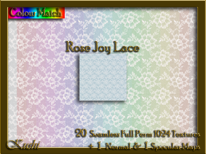 Rose Joy Lace Seamless Texture Set