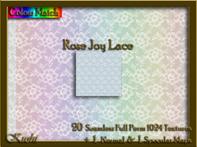 Rose Joy Lace Seamless Texture Set