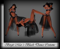 Birgit Mai's Black Dance Costume (BOXED)