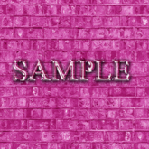 Zoy Texture [ Brick wall 05 ] - Seamless - Pink