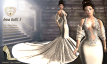 Nala Design - Anna Gown Outfit V3 -Mesh Bodies