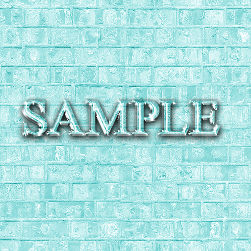 Zoy Texture [ Brick wall 05 ] - Seamless - Mint