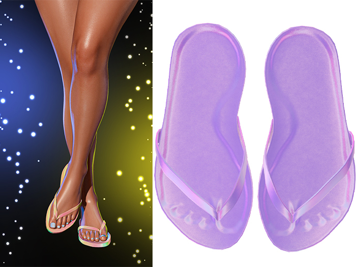 Summer Flip Flops [Holo Candy] - Maitreya Lara • Legacy • Belleza • Slink