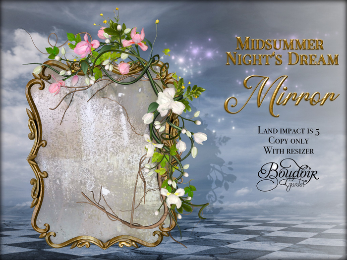 Boudoir Garden-Midsummer Night's Dream Mirror