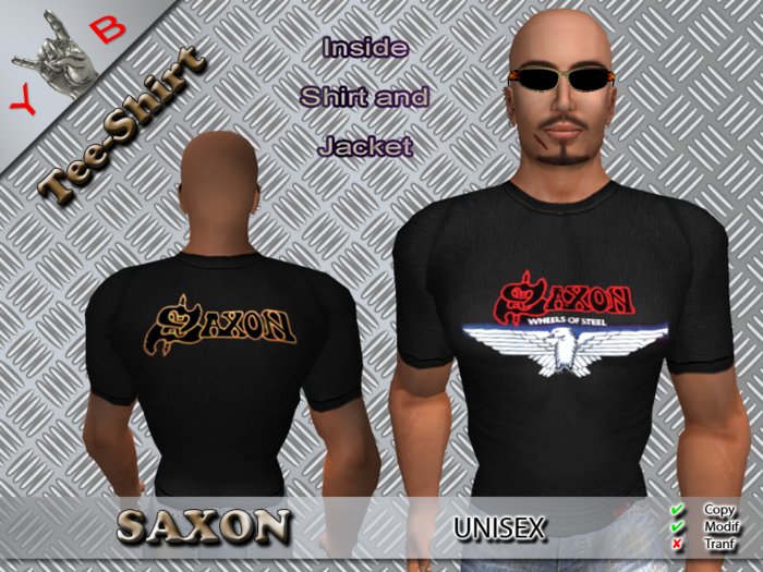 Y&B TeeShirt Saxon Box